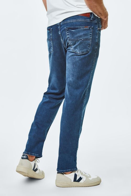 Calça Jeans Premium Regular - Azul Médio