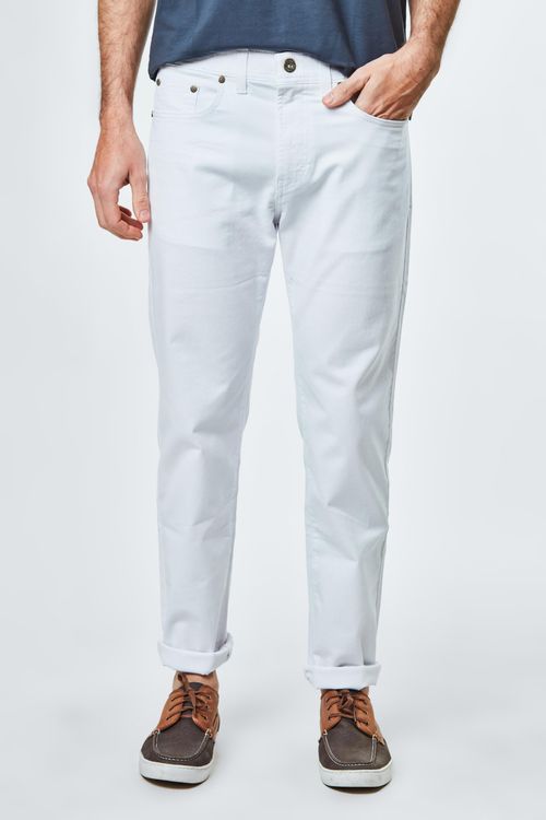 Calça Jeanscolor Regular Fideli - Branco
