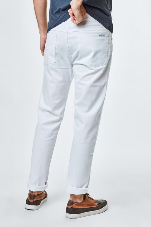 Calça Jeanscolor Regular Fideli - Branco