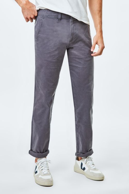 Calça Jeanswear Regular Fideli - Cinza
