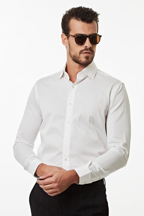 Camisa Social Slim - Branco