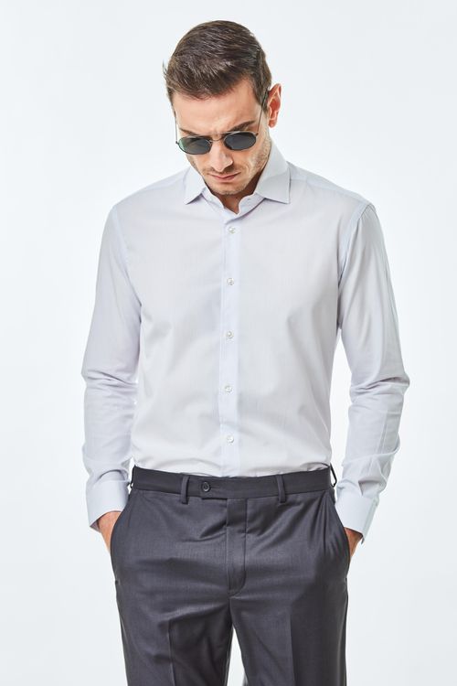 Camisa Social Slim Fio 70 - Branco