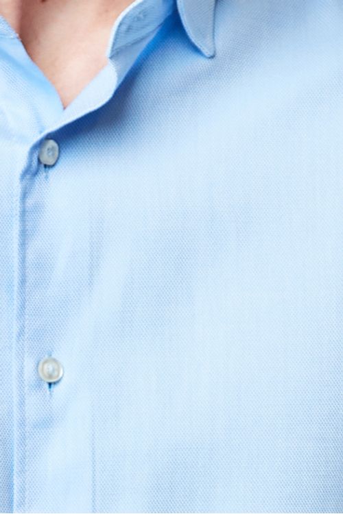 Camisa Social Slim - Azul
