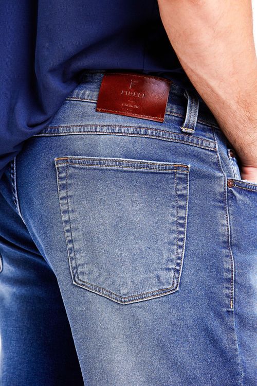 Bermuda Jeans Regular Giorno Fideli