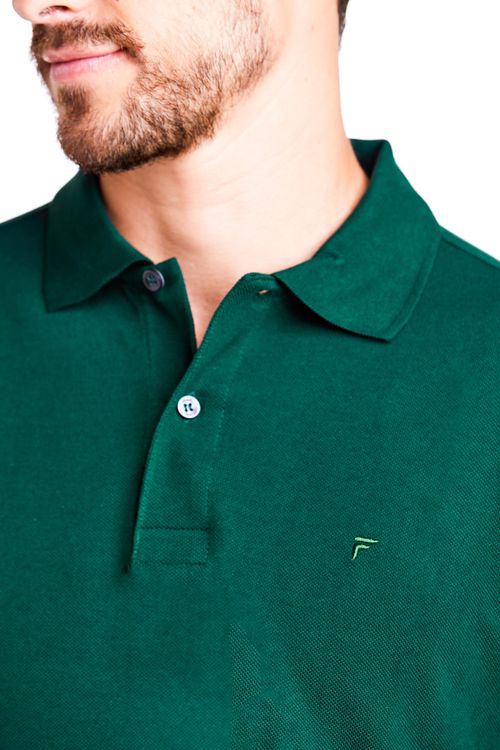 Camisa Polo Manga Curta Regular Algodão Pima Ufficio Fideli