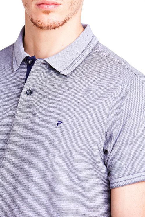 Camisa Polo Manga Curta Regular Listrada Ecollezione Fideli