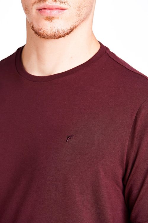Camiseta Manga Curta Regular Algodão Pima Ufficio Fideli