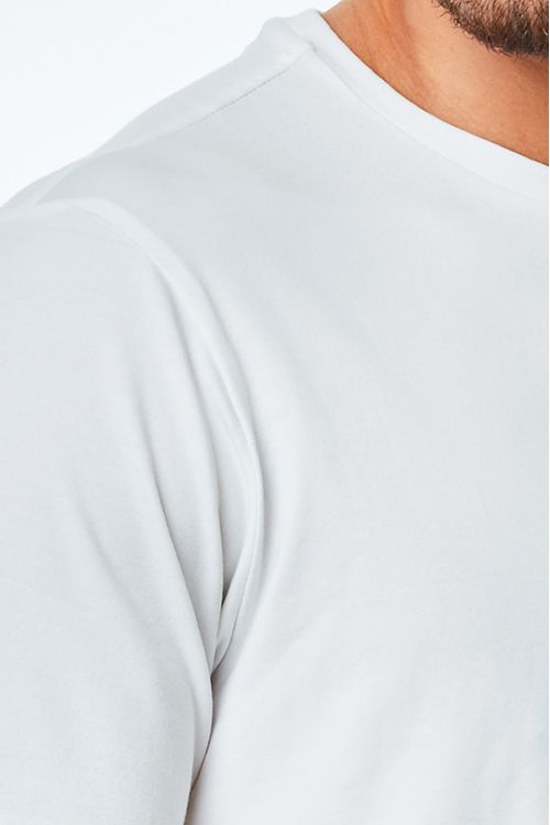 Camiseta Manga Curta Regular Algodão Pima Ufficio Fideli - Branco