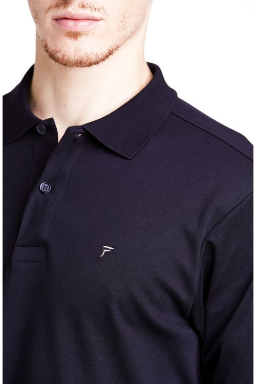 Camisa Polo Manga Longa Regular Giorno Fideli