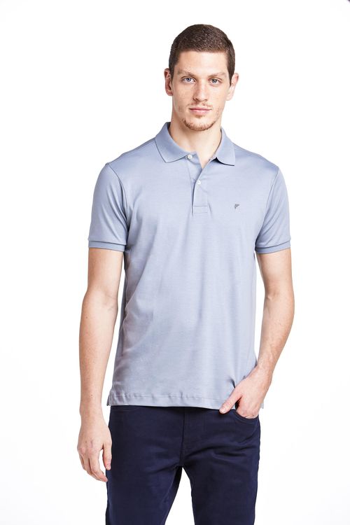 Camisa Polo Manga Curta Regular Algodão Pima Giorno Fideli