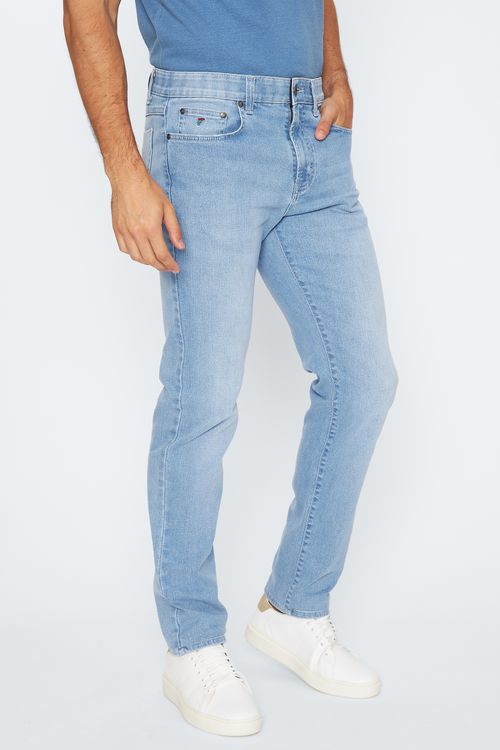 Calça Jeans Regular Fideli Giorno - Azul Claro