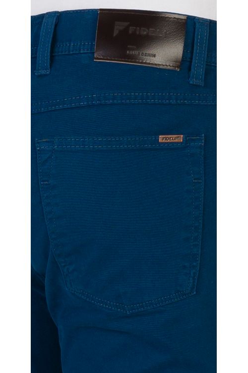 Calça Jeanscolor Slim Giorno Fideli - Azul