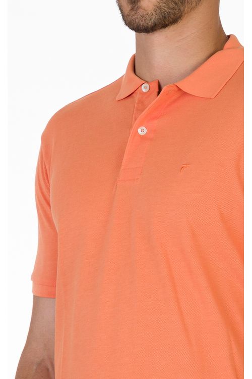 Camisa Polo Manga Curta Regular Algodão Pima Ufficio Fideli
