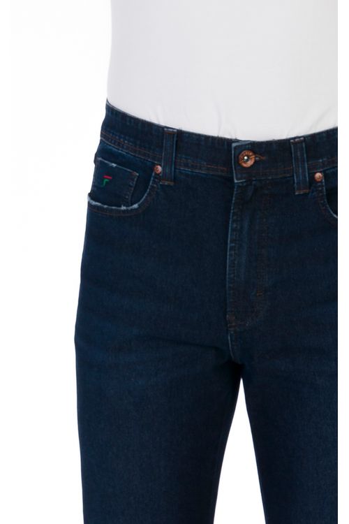 Calça Jeans Tradicional Com Elástico Ufficio Fideli