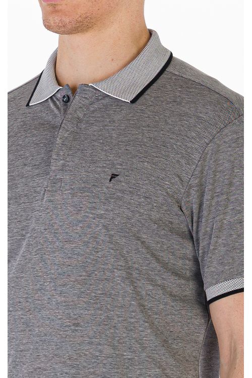 Camisa Polo Manga Curta Regular Giorno Fideli