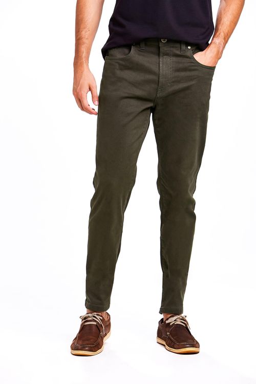 Calça Jeanscolor Regular Giorno Fideli - Verde
