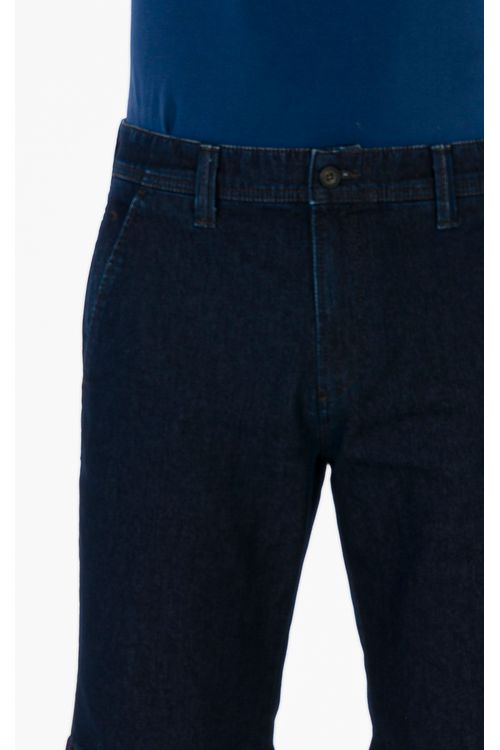 Bermuda Jeanswear Regular Fideli Giorno - Azul Escuro