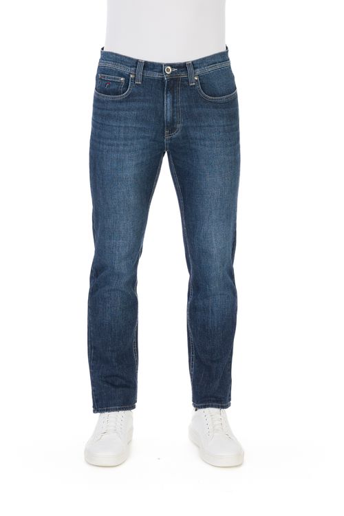 Calça Jeans Regular Giorno Fideli - Azul Médio
