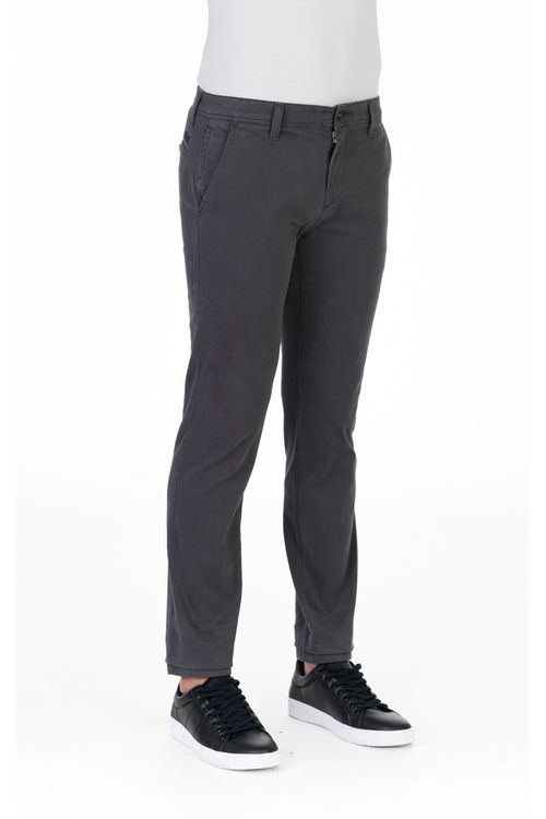 Calça Jeanswear Slim Giorno Fideli - Cinza