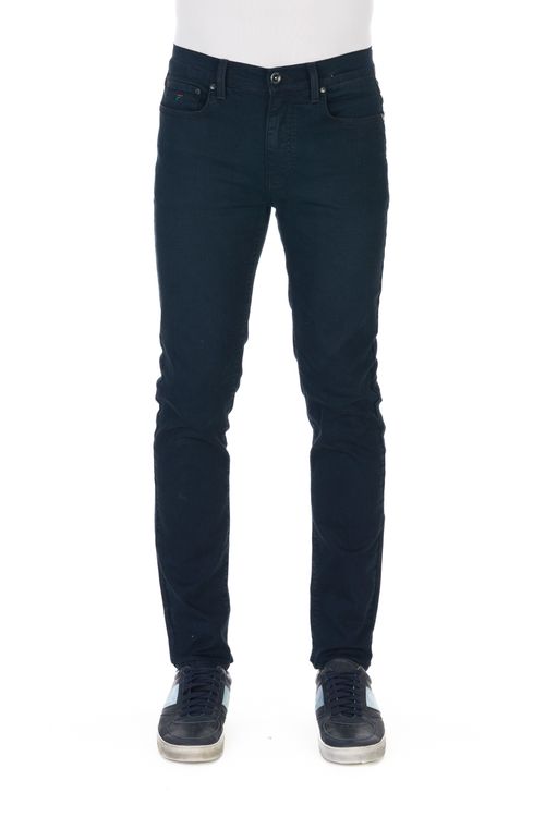 Calça Jeans Super Slim Giorno Fideli - Azul Escuro