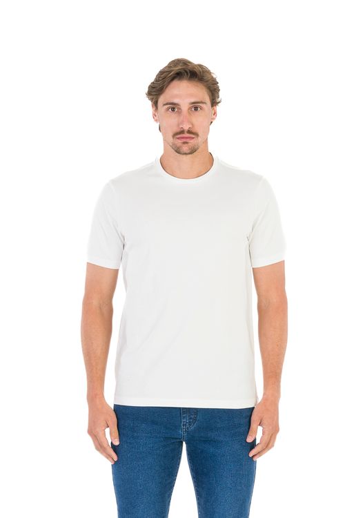 Camiseta Manga Curta Regular Giorno Fideli - Branco