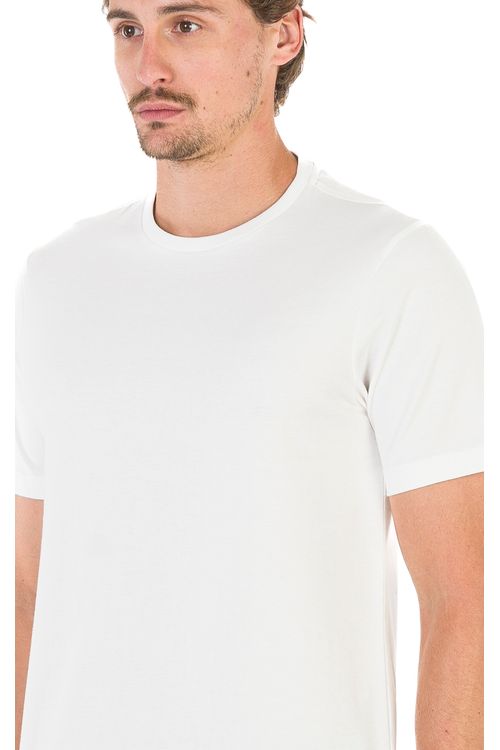 Camiseta Manga Curta Regular Giorno Fideli - Branco