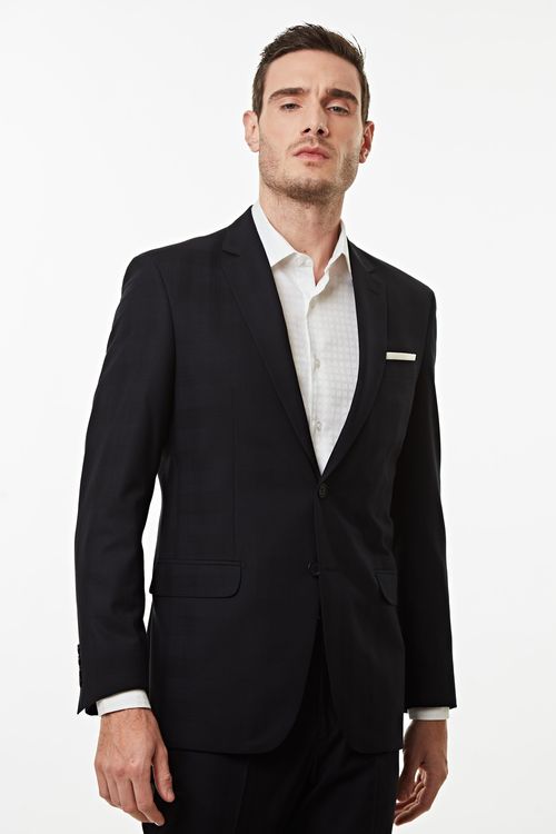 Costume Super 120's Slim Médio Fideli - Preto
