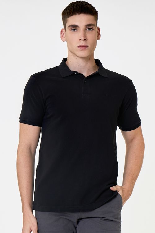 Camisa Polo Manga Curta Regular Algodão Pima Ufficio Fideli