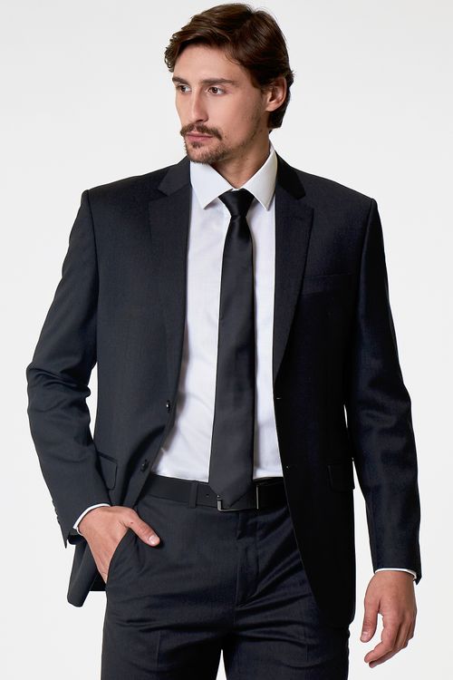 Costume Super 120's Slim Curto Fideli - Cinza