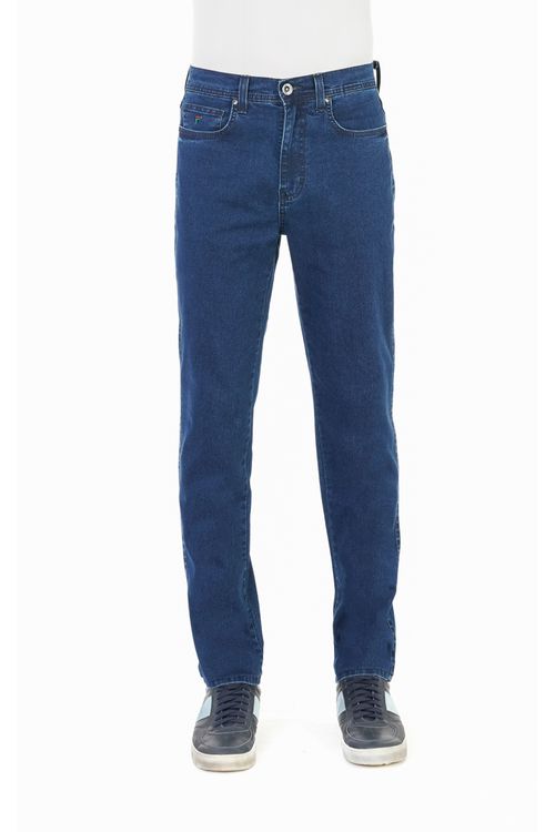 Calça Jeans Tradicional Ufficio Fideli - Azul