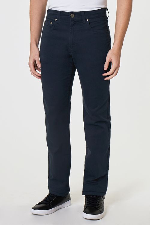 Calça Jeanscolor Regular Giorno Fideli - Azul