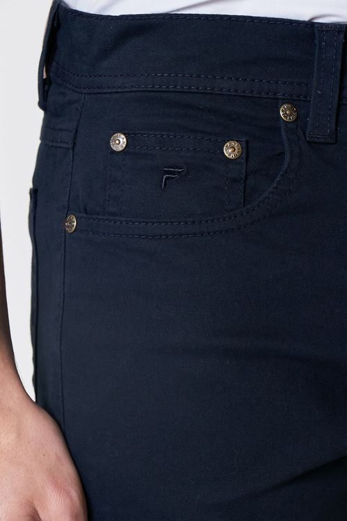 Calça Jeanscolor Regular Giorno Fideli - Azul