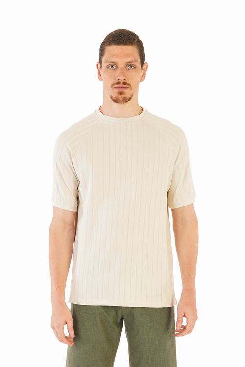 Camiseta Manga Curta Regular Raglan Listrada Giorno Fideli