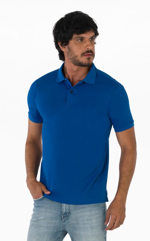 Camisa Polo Manga Curta Regular Algodão Pima Ufficio Fideli