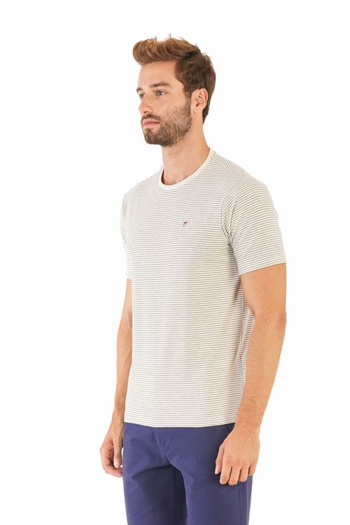Camiseta Manga Curta Regular Listrada Giorno Fideli