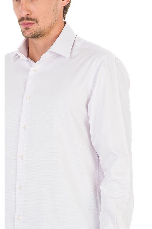 Camisa Social Slim Pontilhado Ufficio Fideli