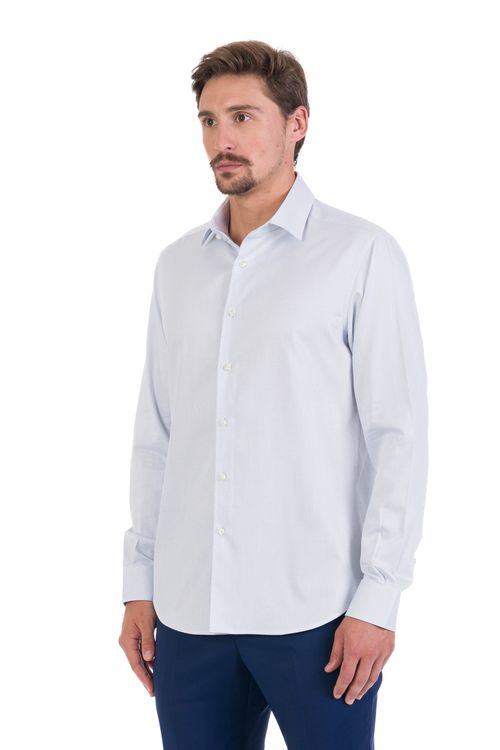 Camisa Social Slim Pontilhado Ufficio Fideli