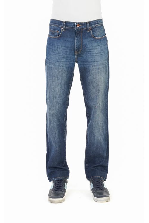 Calça Jeans Slim Sartoria Blu Fideli - Azul Escuro