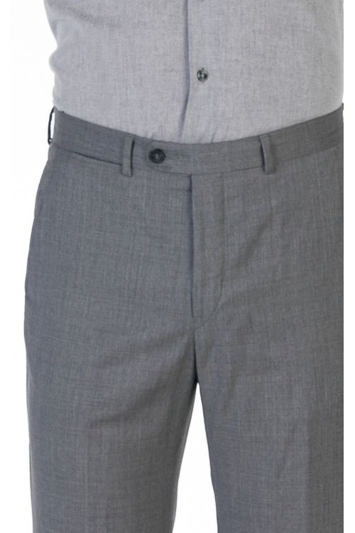 Calça Social Super 120's Slim Médio Ufficio Fideli - Cinza
