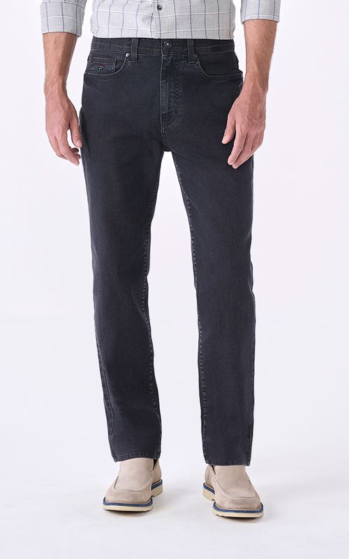 Calça Jeans Tradicional Com Elástico Ufficio Fideli
