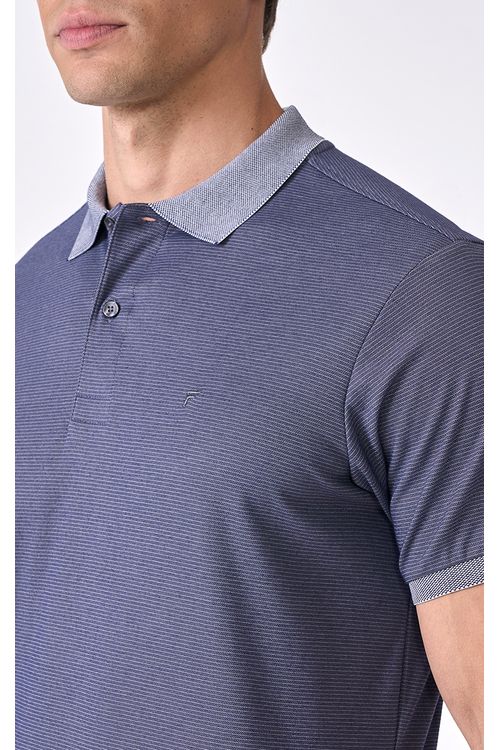 Camisa Polo Manga Curta Regular Giorno Fideli