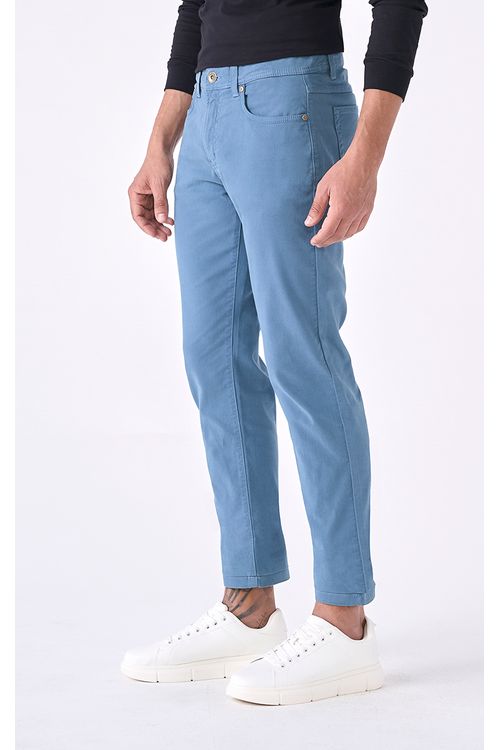 Calça Jeanscolor Slim Giorno Fideli