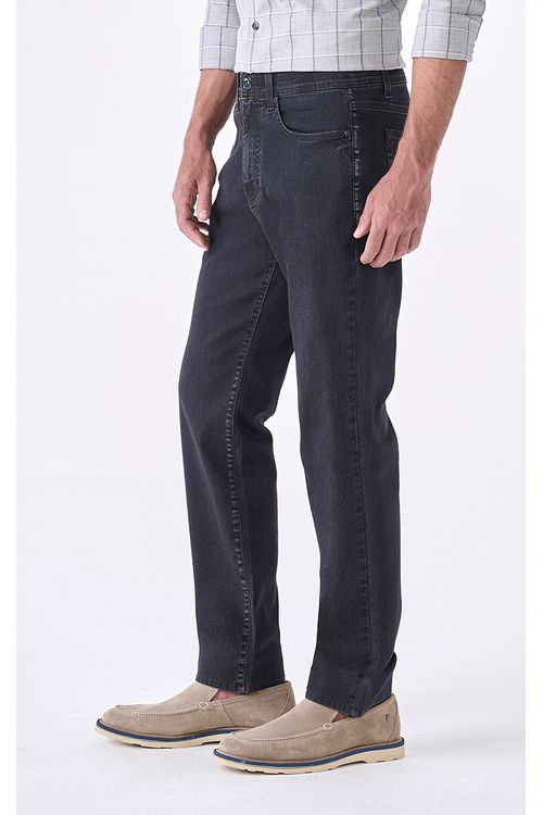 Calça Jeans Tradicional Com Elástico Ufficio Fideli