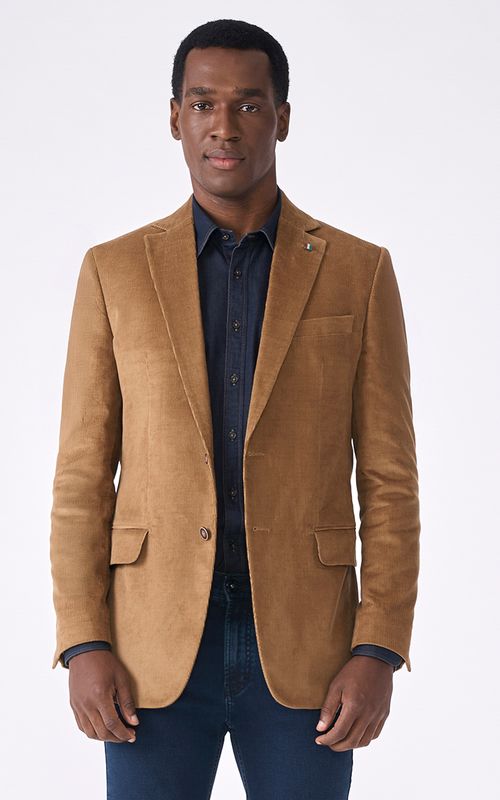 Blazer Veludo Regular Médio Fideli