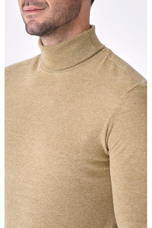 Blusa Manga Longa Regular Gola Alta Fideli