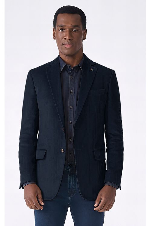 Blazer Veludo Regular Médio Fideli
