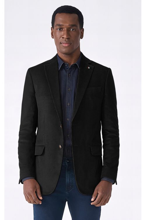 Blazer Veludo Regular Médio Fideli