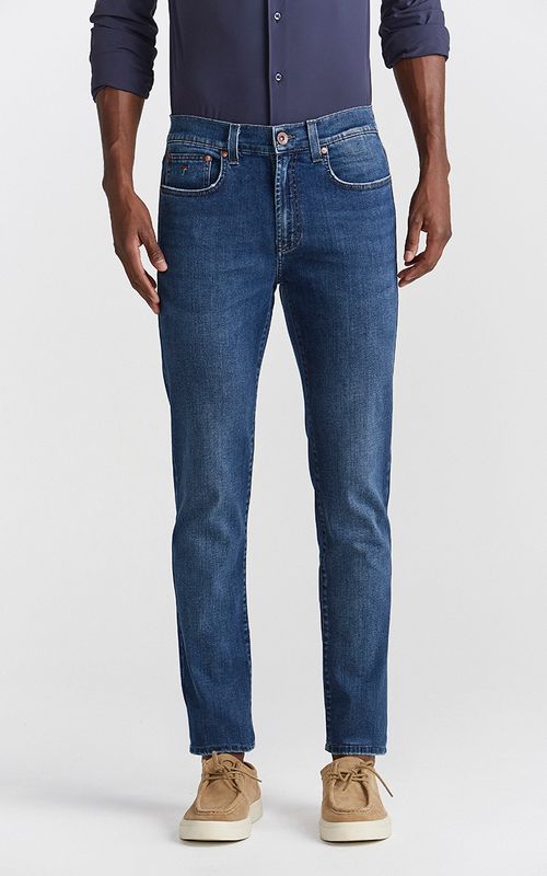 Calça Jeans Regular Fideli Techno