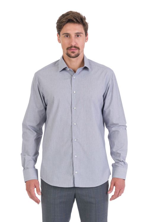 Camisa Social Slim Algodão Fio 60 Ufficio Essenziale Fideli