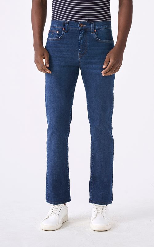Calça Jeans Regular Com Elástico Fideli
